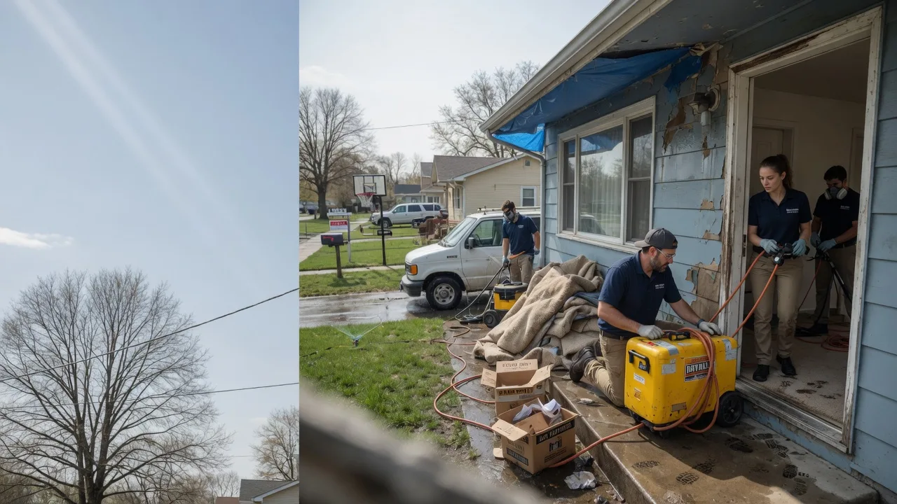 Basement Flood Cleanup in Stockwell, IN near me